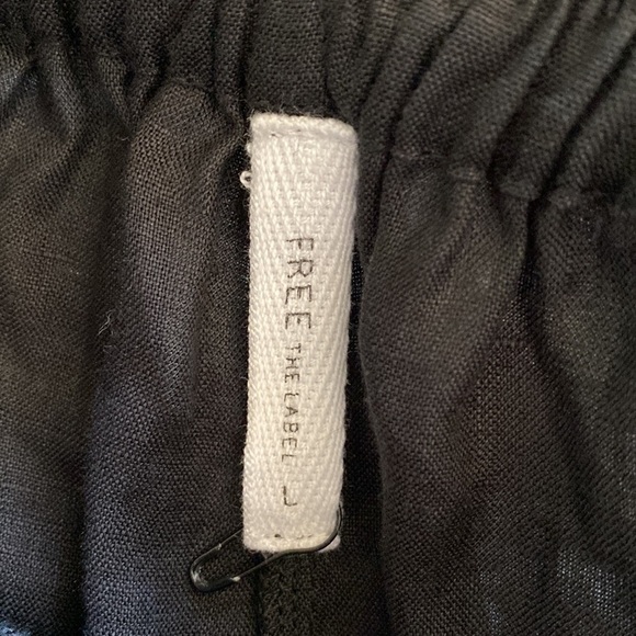 Free the label Monaco linen pants EUC large - Picture 7 of 8